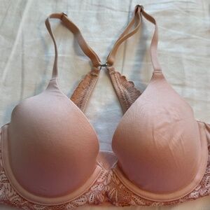 Aerie Sunnie Bloom Lace Trim Full Coverage Lightly Lined Bra